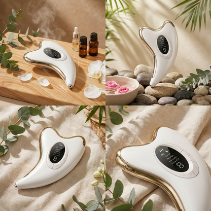 EMS Gua Sha Electric Face Massager with Heat & Vibration - Lauroso™